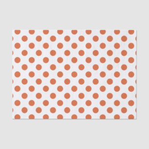 Orangenpolka-Punkte Seidenpapier