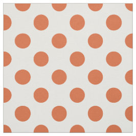 Orangenpolka-Punkte Stoff