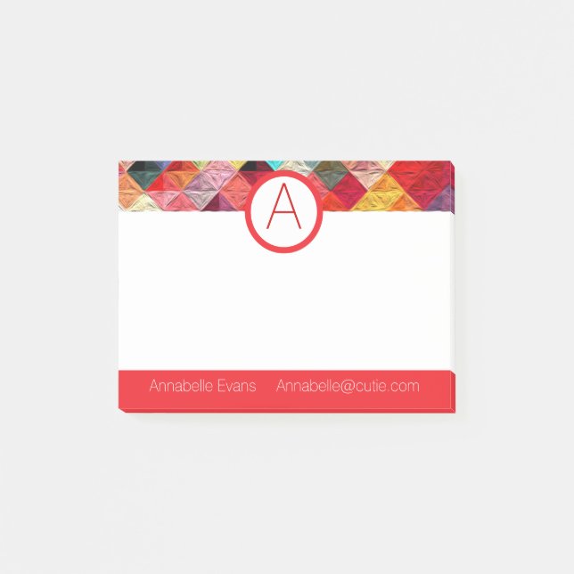 Orangenqualität Post-it Klebezettel (Vorderseite)