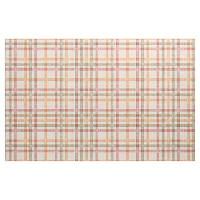 Orangenrot-grüner Teppichboden Stoff (Fat Quarter (45,7 x 55,9 cm))