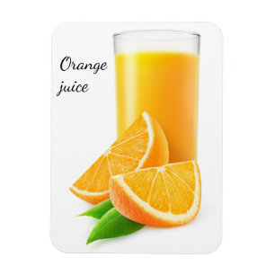Orangensaft Magnet