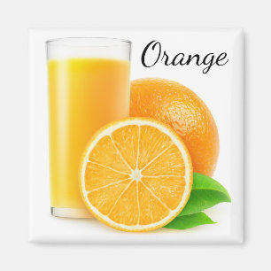 Orangensaft Magnet