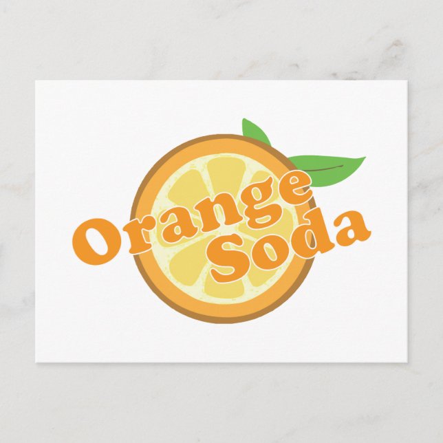 Orangensaft Postkarte (Vorderseite)