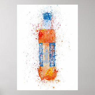 Orangensaft Soda Poster