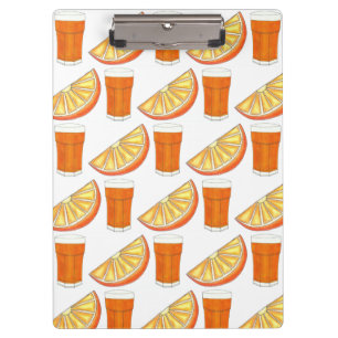 OrangensaftCitrus Fruit Slice, frisch gepresst Klemmbrett