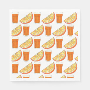 OrangensaftCitrus Fruit Slice, frisch gepresst Serviette