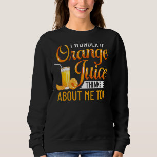 Orangensaftpresse Getränk Mix Frische Maker Sweatshirt