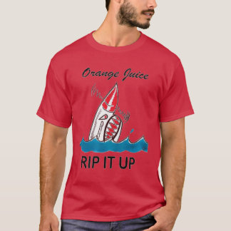 Orangensaftpunk oben Vintag aufreißen T-Shirt
