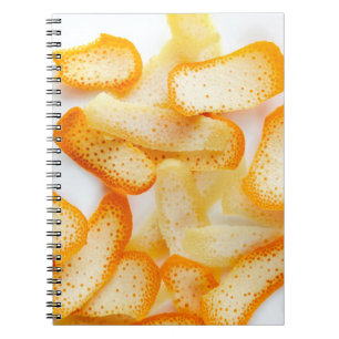 Orangenschalen Notizblock