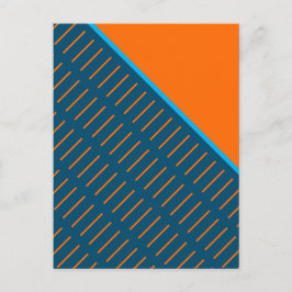 Orangenscheibe Postkarte