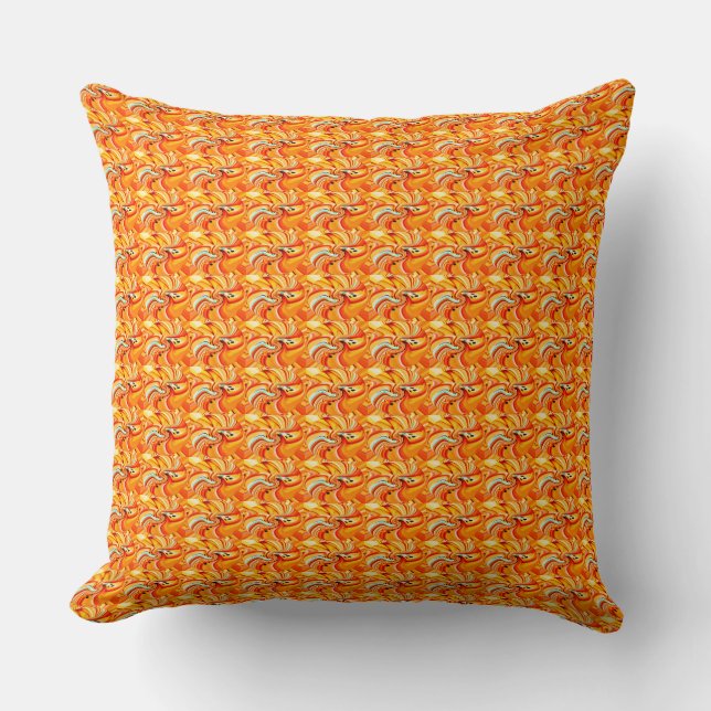 Orangenschick Kissen (Vorderseite)