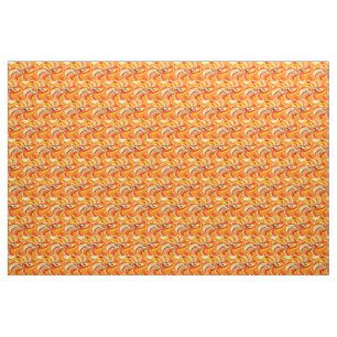 Orangenschick Stoff