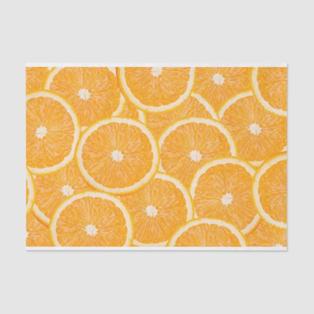 OrangenSeidenpapier Seidenpapier (Vorderseite)