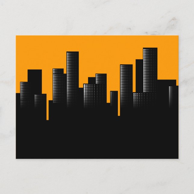 Orangenstadt Postkarte (Vorderseite)
