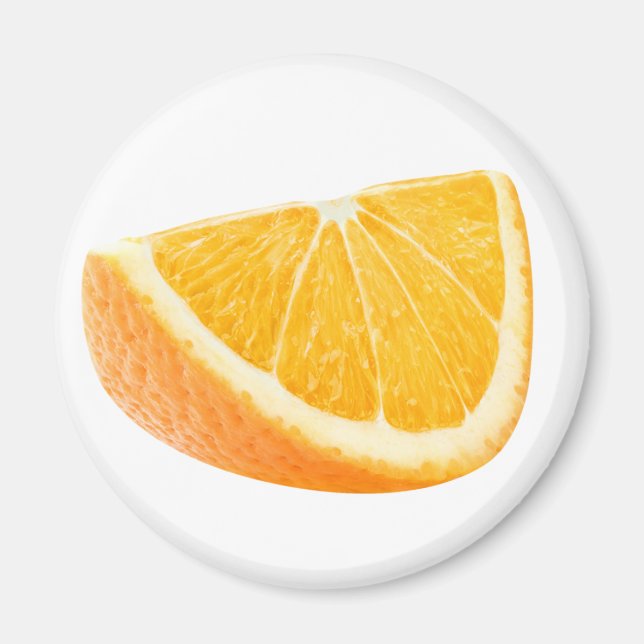 Orangenstück Magnet (Vorne)