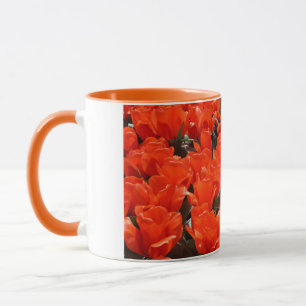 Orangentulpen Tasse