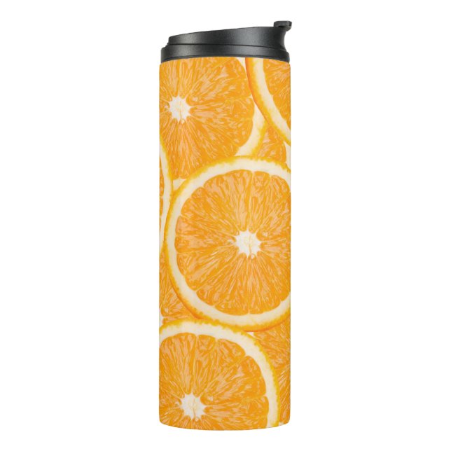 Orangenwäscher Thermosbecher (Nach links gedreht)