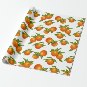 Orangenwaschpapier Geschenkpapier