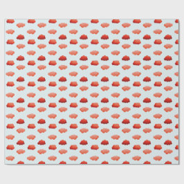 Orangenwolken — Aquarelle Geschenkpapier