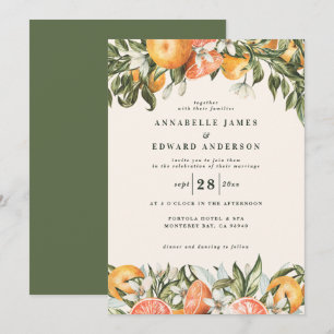 Orangenzitruskraut Botanische Hochzeit