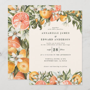 Orangenzitruskraut Botanische Hochzeit