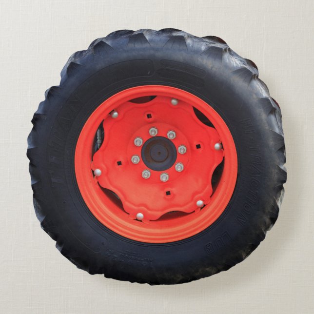 Orangenzüchter Rundes Kissen (Vorderseite)