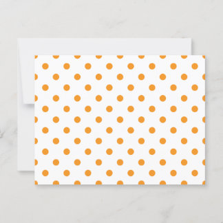 Orangepunkte Postkarte