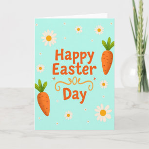 Oranger Blumengrußkarte zum Frühling Karte