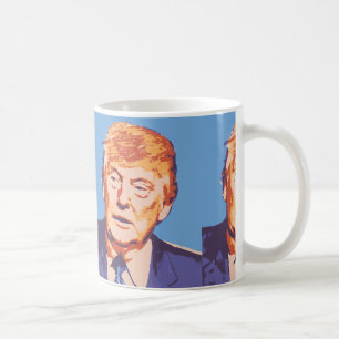 oranger Donald Trump Tasse