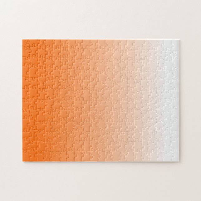 Oranger Farbverlauf Puzzle (Horizontal)