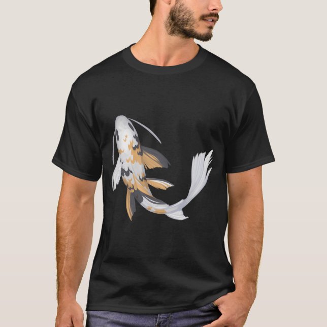 Oranger Fisch T-Shirt (Vorderseite)