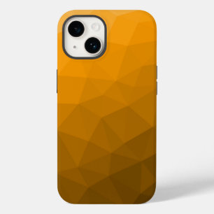 Oranger geometrischer Maschenverlauf mit Farbverla Case-Mate iPhone 14 Hülle