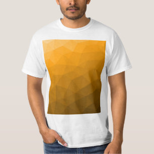 Oranger geometrischer Maschenverlauf mit Farbverla T-Shirt
