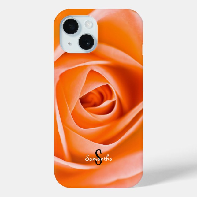 Oranger Handyhülle für Rose Case-Mate iPhone Hülle (Rückseite)