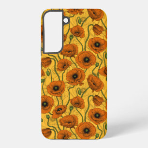 Oranger Klatschmohn Samsung Galaxy Hülle