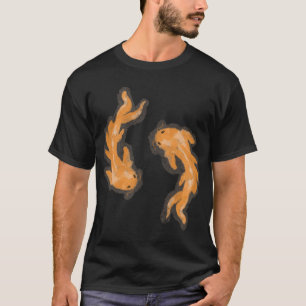 Oranger Koi-Fisch T-Shirt