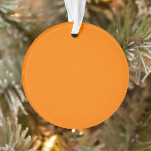 Oranger Kreis Acryl-Ornament Ornament
