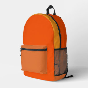 Oranger Kürbis-Gewürz-Rucksack  Bedruckter Rucksack