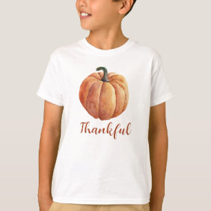 Oranger Kürbis Herbst Erntedankfest T-Shirt