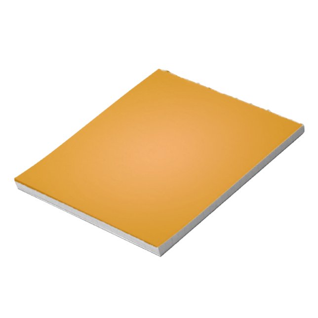 Oranger Notizbuchdeckel mit glatter Textur Notizblock (Rotiert)