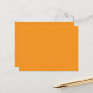 Oranger Postkartenverlauf Minimalistisches Abstrak Postkarte