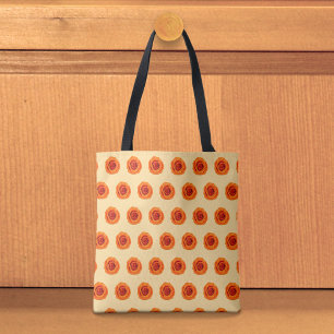 Orangerose Nahtloses Muster Tote Bag