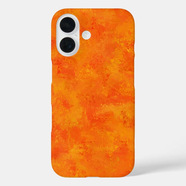 Oranges abstraktes Muster  Case-Mate iPhone Hülle (Rückseite)