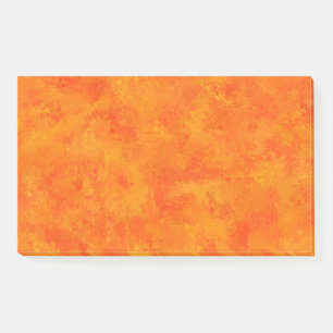 Oranges abstraktes Muster  Post-it Klebezettel