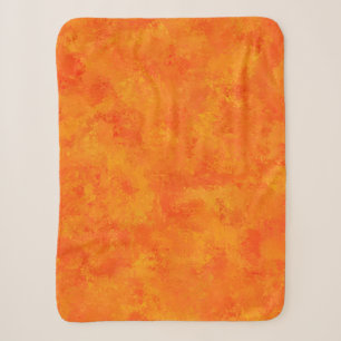 Oranges abstraktes Muster Sherpadecke