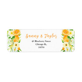 Oranges and Foliage Wedding