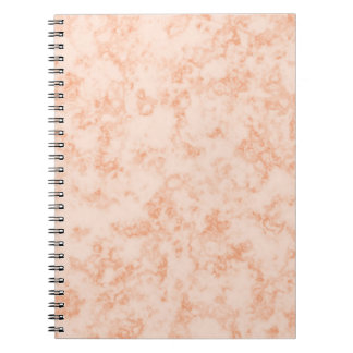 Oranges Marmormuster Notizbuch Notizblock