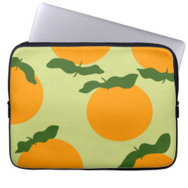 Oranges Musterdesign Laptopschutzhülle