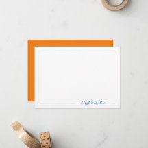 Oranges Schrift Kalligrafie Klassische abgerundete