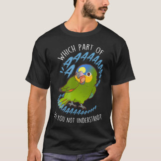 Orangewinged Amazon Parrot Aaaa Funny Niedlich Pet T-Shirt